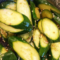 janqoo's cooksnap of when they made ◆生姜でススム！！簡単きゅうりの浅漬け◆.