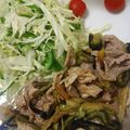 いも栗カボチャ☆'s cooksnap of when they made 茄子と豚しゃぶの簡単ランチプレート♪.