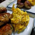 ｸﾏﾘｴ's cooksnap of when they made クリーミー☆かぼちゃと卵のサラダ.