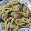 えどぢろ's cooksnap of when they made 豚なす焼きうどん.