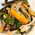 クックX06WT7☆'s cooksnap of when they made 夏野菜！なすと豚肩ロースのポン酢炒め.