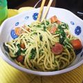 友遊♪'s cooksnap of when they made 簡単！ちゃんぽん麺の和風マヨスパゲティ.