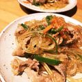 ふたごママちゃん's cooksnap of when they made 葛きりと豚こまのチャプチエ.
