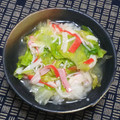 nosso's cooksnap of when they made 簡単！レタスの中華丼.