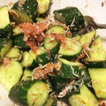 ぴん555's cooksnap of when they made 梅きゅうりとしらすの和え物.