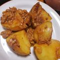 空くじら's cooksnap of when they made レンジで簡単！新じゃがいものそぼろ煮.