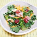 バカリャウ's cooksnap of when they made ケールとぶどう、ナッツのキヌアサラダ.