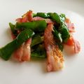 きつねどんべい's cooksnap of when they made お弁当に♪ベーコンとピーマンの中華風炒め.