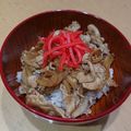 ラリー＆サラ's cooksnap of when they made 豚のプチどんぶり.