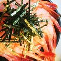 かず☆1116's cooksnap of when they made 甘エビ漬け丼.