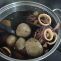 HeroPon's cooksnap of when they made イカと里芋の煮物。.