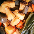 かず☆1116's cooksnap of when they made 簡単和食に根菜と蒟蒻とタケノコのおかか煮.
