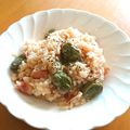 mio_t6's cooksnap of when they made そら豆のリゾット.
