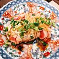サラスーパーシェフ's cooksnap of when they made シェフ直伝びんちょうマグロカジキでタタキ.