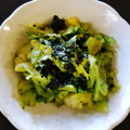 ＊キーツニャン＊'s cooksnap of when they made レタスとのりのさっぱりサラダ.