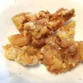 ユーロン's cooksnap of when they made コンビニおつまみ鶏皮から揚げ.