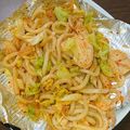 サあヤ's cooksnap of when they made 食べてみて♪豚キャベツのピリ辛マヨうどん.
