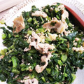 m_k_'s cooksnap of when they made 最強のご飯の友！大根葉と豚小間炒め★.