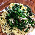 seka854's cooksnap of when they made 簡単☆わさび菜とツナの和風パスタ.