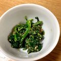 まゆん2773's cooksnap of when they made レンチンで簡単◎ほうれん草の胡麻和え.