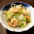 あねさん女房さ〜や's cooksnap of when they made 海老とチンゲン菜の春雨炒め.