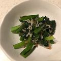 セリック's cooksnap of when they made 鉄分補給☆小松菜のしらす和え.