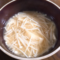 928るびすけ☆☆'s cooksnap of when they made えのき茸と油揚げの味噌汁.
