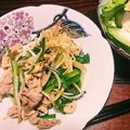 築地恋し's cooksnap of when they made 豚ニラもやし炒め.