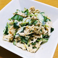 もーちゃん922's cooksnap of when they made 切り干し大根とささみのゴママヨサラダ.
