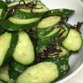 yummy?'s cooksnap of when they made きゅうりと塩昆布のさっぱり和え.