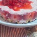 カボ茶's cooksnap of when they made ストロベリーレアチーズケーキ.