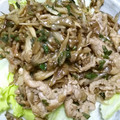むぴょこぴょこん's cooksnap of when they made 豚バラと舞茸の大葉炒め.