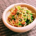おによめちゃん's cooksnap of when they made 簡単！レンジで豆苗のツナ梅しそ和え.