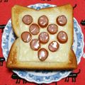 こげ岡's cooksnap of when they made ○♡○水玉トースト○♡○.