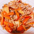 みちゃん☺︎'s cooksnap of when they made パッパッと出来る~厚揚げと豚肉の中華炒め.