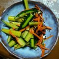 Loveatnyan's cooksnap of when they made ☆ごま油と塩昆布でやみつき！きゅうり☆.
