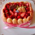 まゆるんcafe☆'s cooksnap of when they made ♪苺のシャルロット♪.
