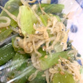 nekoねこneco's cooksnap of when they made ご飯のお供 小松菜とじゃこのごま油炒め.