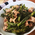 低カロ探検隊's cooksnap of when they made 【作り置き】菜の花と豚肉のわさポン炒め.