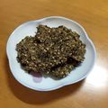 ♡JyuRiku♡'s cooksnap of when they made ひじきとごまの薄焼き煎餅.