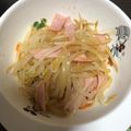 にむばすしゅたーぜん's cooksnap of when they made ハムともやしのナムル♪。.:＊・゜.