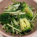 まなちぇ's cooksnap of when they made 濃厚！ブロッコリーと水菜の胡麻和え.