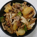 KENERISA's cooksnap of when they made ☺簡単♪オクラとエリンギのカレー炒め☺.