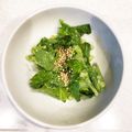 ジャムおじさん②'s cooksnap of when they made セロリの葉でピリ辛ナムル風.