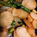 おみゆ's cooksnap of when they made 新じゃがとアスパラのバター醤油炒め♪.