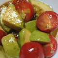 クックKNTE65☆'s cooksnap of when they made 簡単アボカドとトマトのワサビ醤油和え.