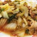 クックMKJUH2☆'s cooksnap of when they made 豚バラ肉と白菜の生姜焼き.