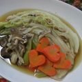 ここあママ's cooksnap of when they made 豚バラ白菜の蒸し鍋風.