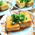 ウニのお母さん's cooksnap of when they made 揚げない　揚げ出し豆腐風.