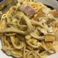 ハクまい's cooksnap of when they made うにと卵黄のクリームパスタ.